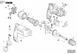 Bosch 3 603 A33 070 EasyImpact 600 Percussion Drill EasyImpact600 Spare Parts